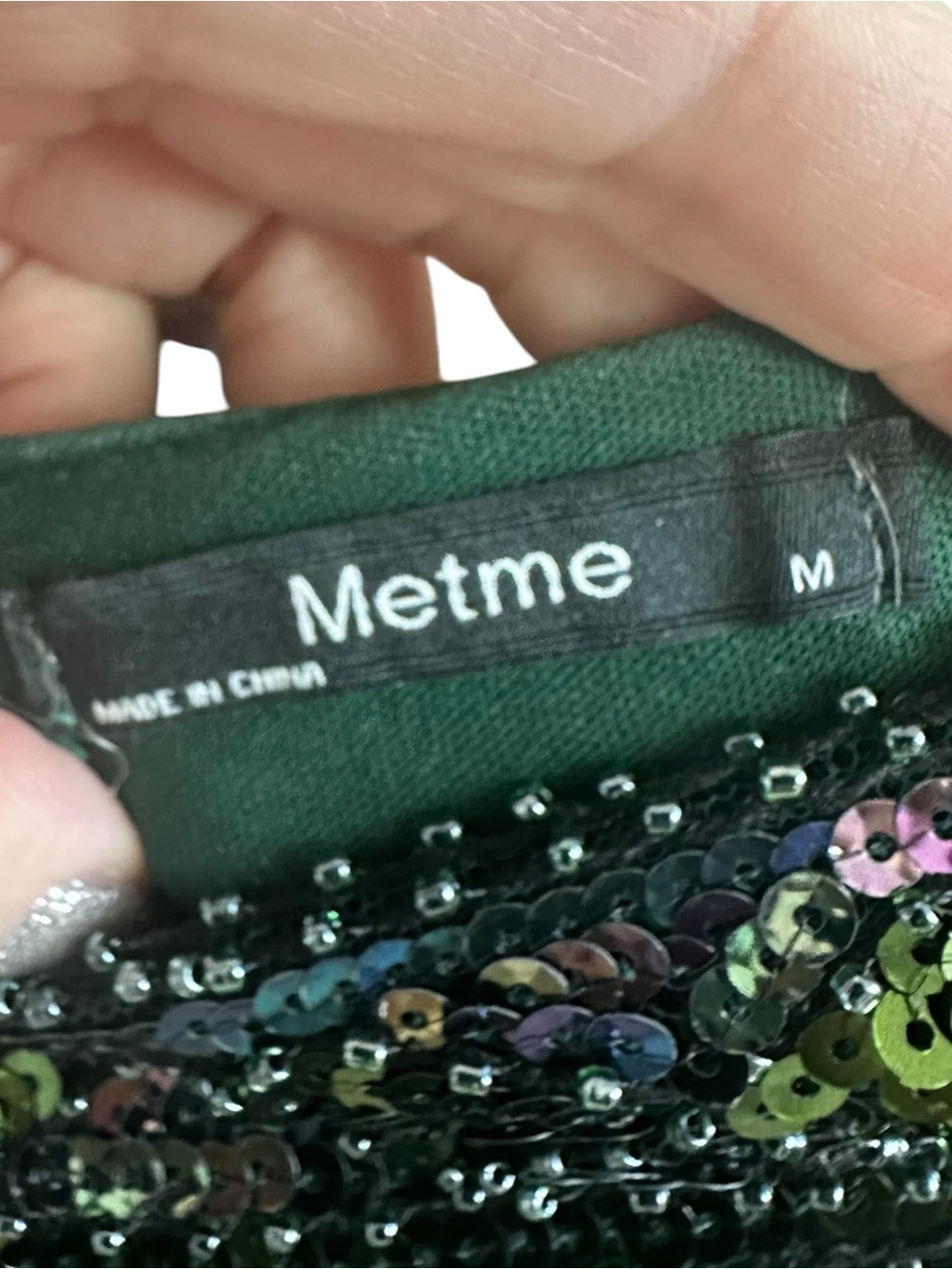 ✨ Metme 1920s Art Deco Sequined Flapper Cocktail Dress ✨ - Picture 7 of 7